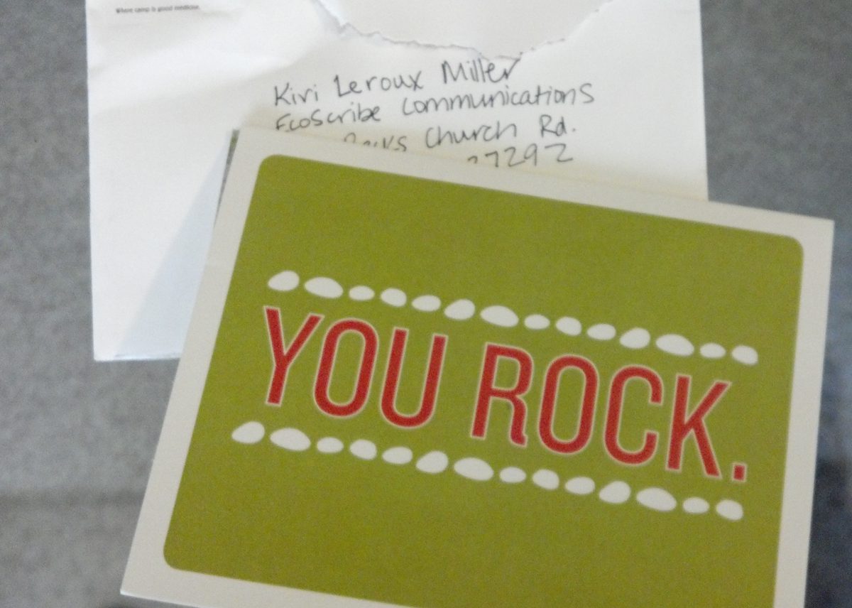 You Rock Thank You Card