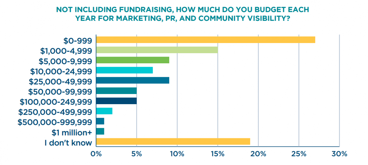 Nonprofit Sector Leadership Report Marketing Budget