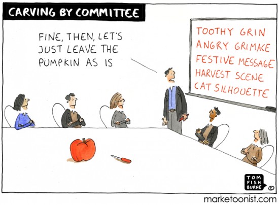 carving by committee by marketoonist