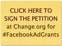 sign petition for facebook ad grants