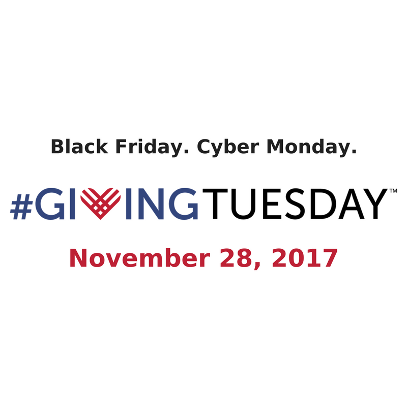 Giving Tuesday is Nov. 28, 1017