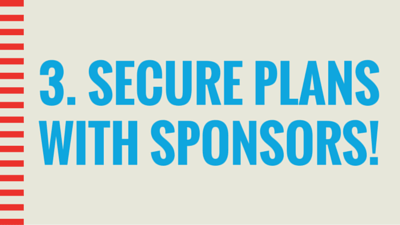 Booster-Marketing Fundraising Events-Secure your sponsors