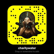 charity water snapchat