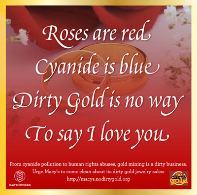 Earthworks Say No To Dirty Gold Valentine