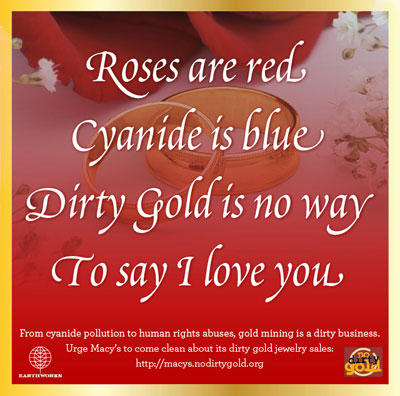 Earthworks Say No To Dirty Gold Valentine