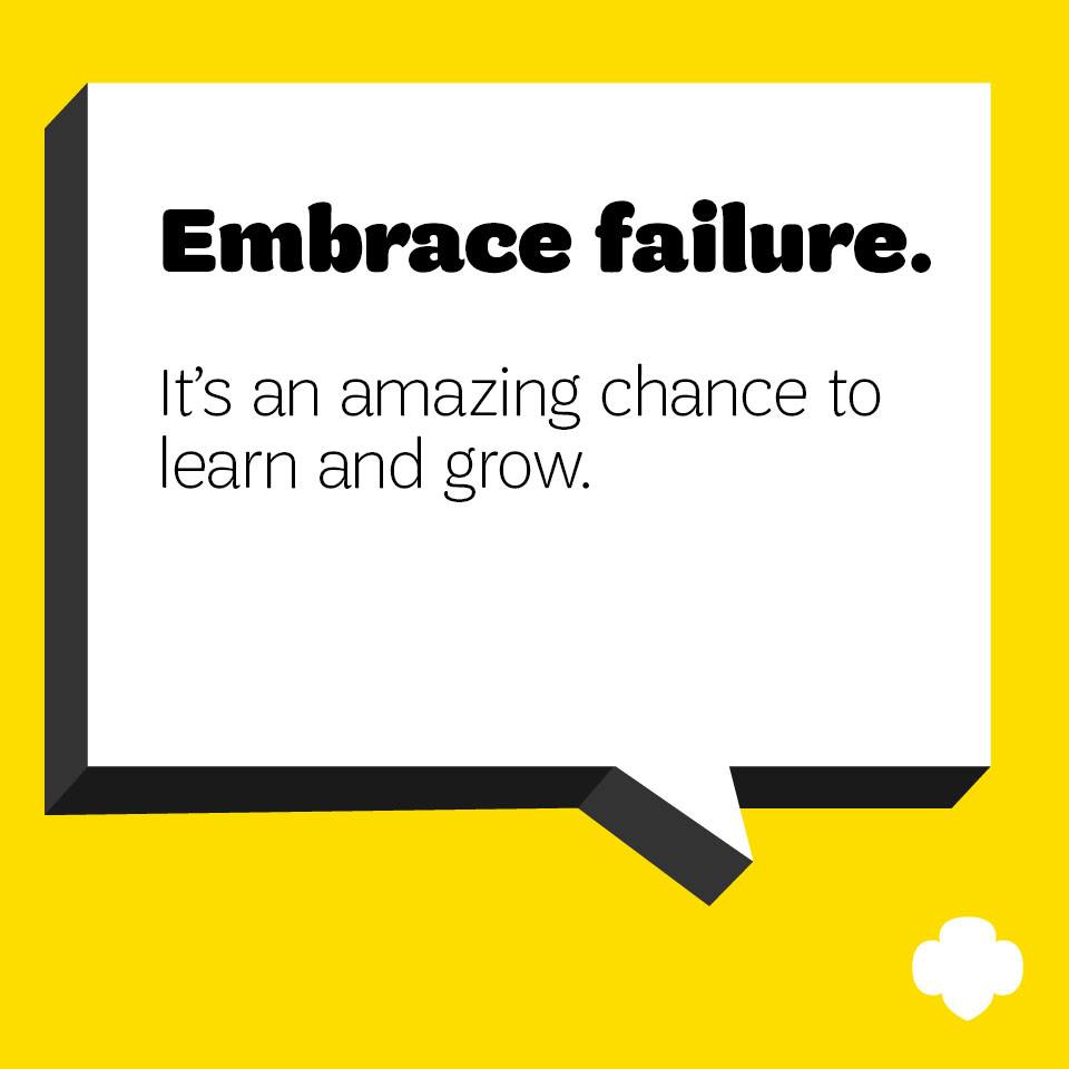 embrace failure