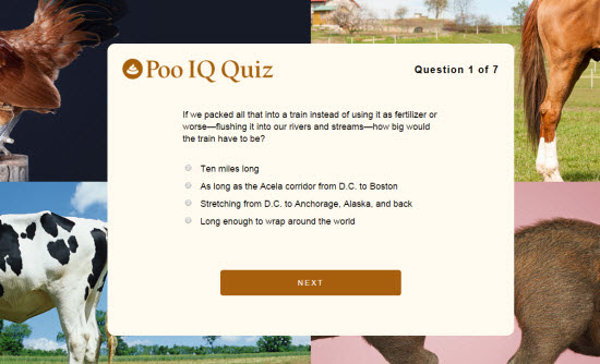 Chesapeake Bay Foundation's Poo IQ Quiz