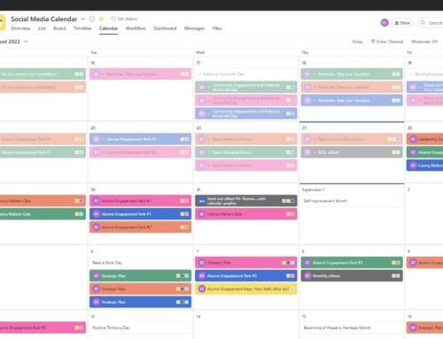 How to Use Asana to Organize a Social Media and Communications Calendar