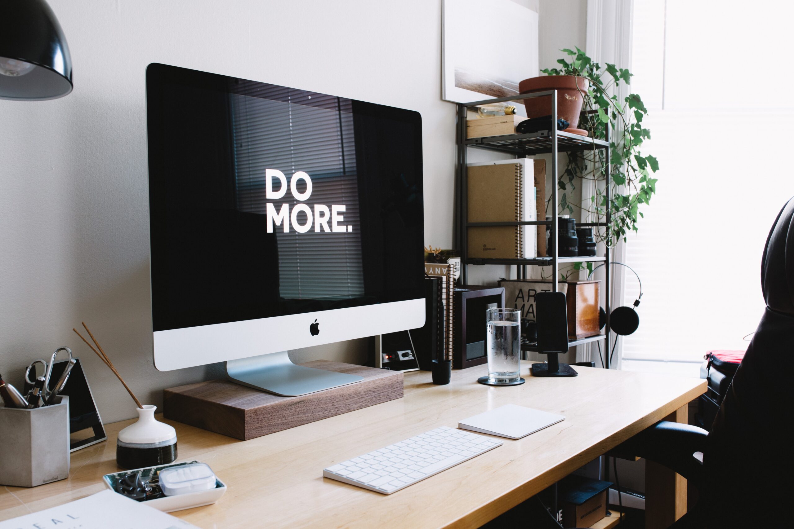 A computer monitor with the words Do More, as a metaphor for having your nonprofit website do more for you