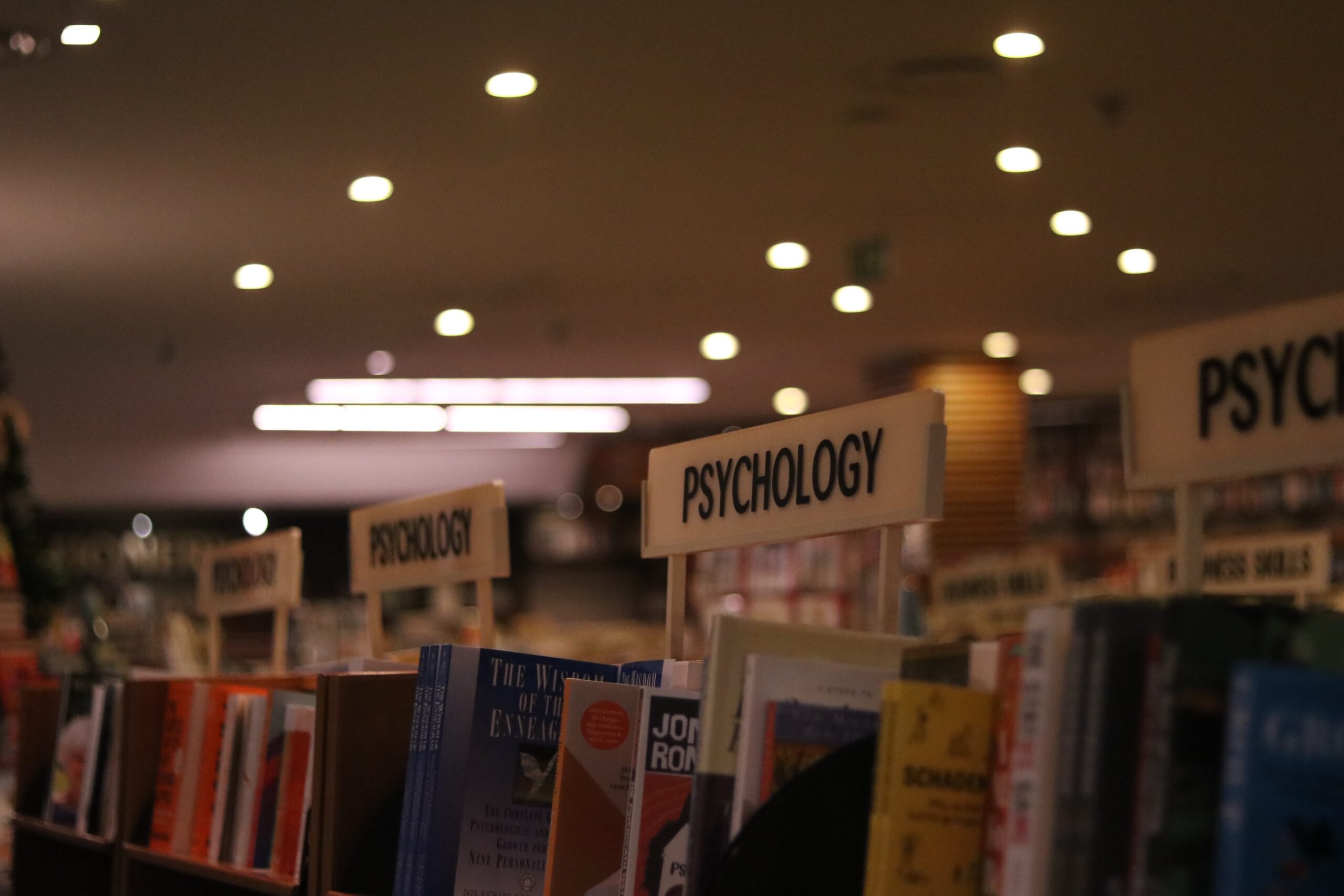 psychology in a book store
