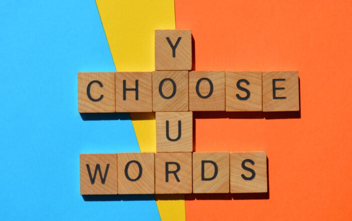 crossword that says choose your words