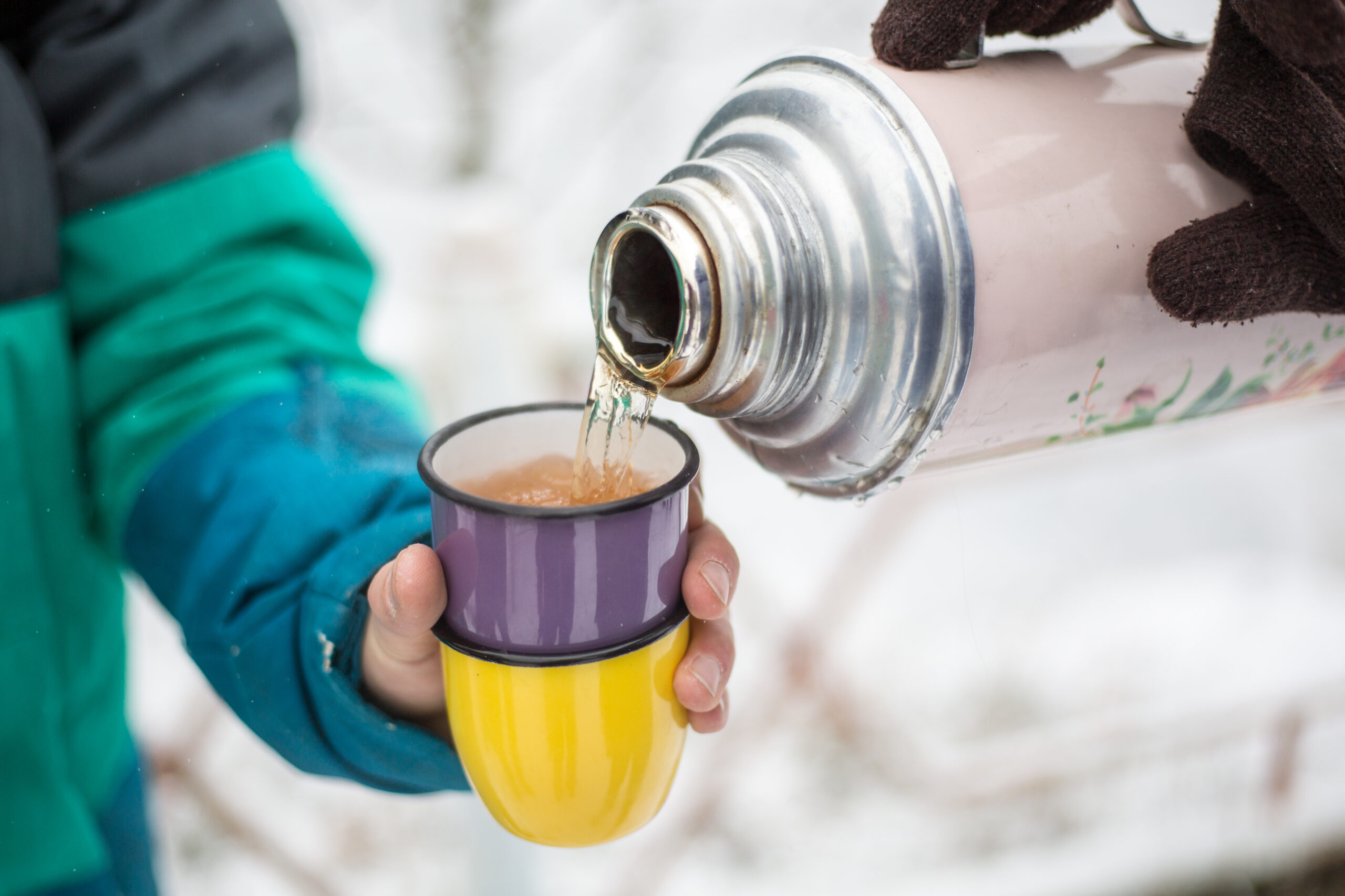 pouring hot water in a cup as a metaphor for warming up an email list